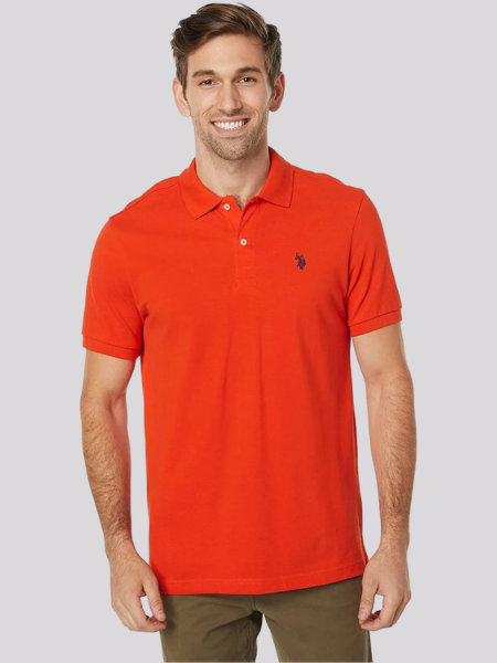US POLO ASSN. Pique polo shirt