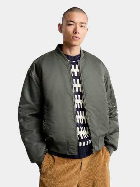 ZR DNWR Parachute Bomber Jacket - Olive Green