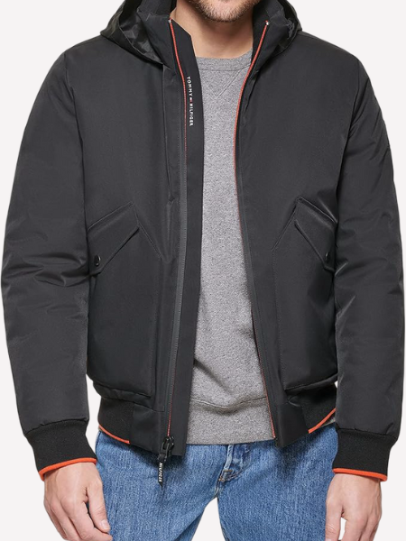 TH Flex Stretch Performance Bomber – Black