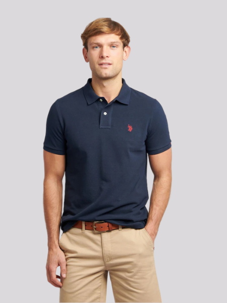 US POLO ASSN. Pique polo shirt