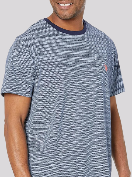 US Polo Assn. Crew Neck Floral Print Pocket Tee