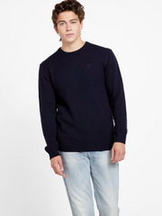 Guess Walter Crewneck Sweater - Navy (Store-Bought UK)