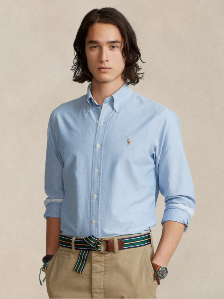Polo Ralph Lauren Button-Down Oxford Shirt – Blue