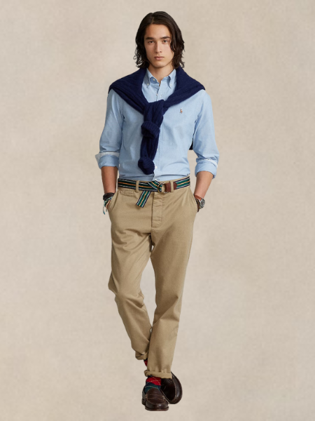 Polo Ralph Lauren Button-Down Oxford Shirt – Blue