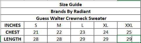 Guess Walter Crewneck Sweater - Navy (Store-Bought UK)