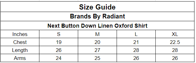 NXT Button Down Linen Oxford Shirt