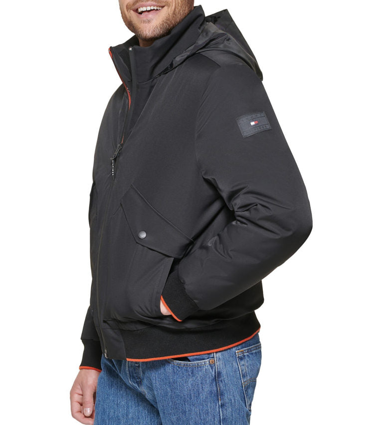 TH Flex Stretch Performance Bomber – Black
