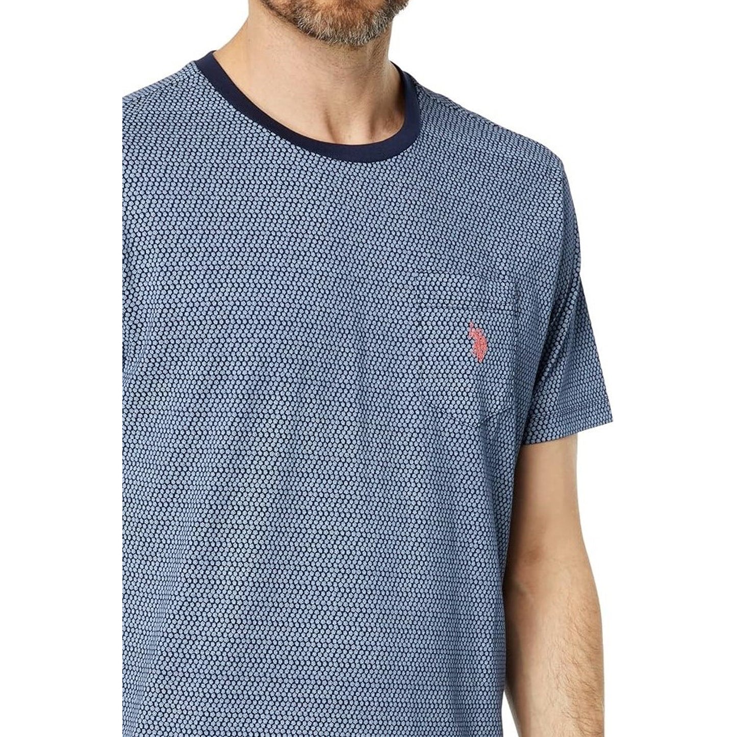 US Polo Assn. Crew Neck Floral Print Pocket Tee