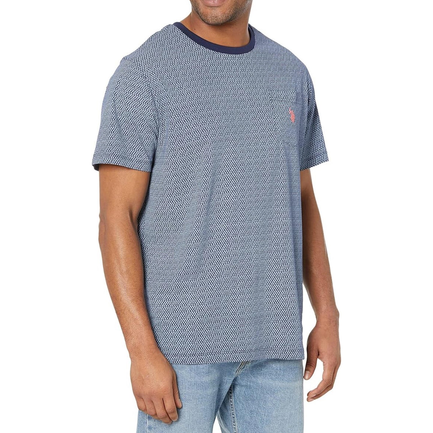 US Polo Assn. Crew Neck Floral Print Pocket Tee