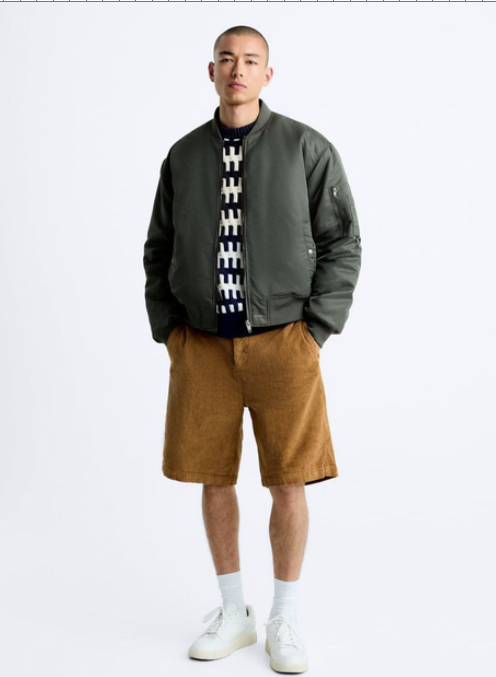 ZR DNWR Parachute Bomber Jacket - Olive Green