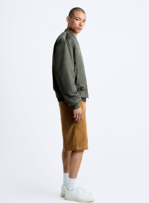 ZR DNWR Parachute Bomber Jacket - Olive Green