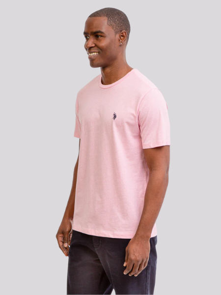 US POLO Assn. Men's Solid V-Neck Short Sleeve T-Shirt