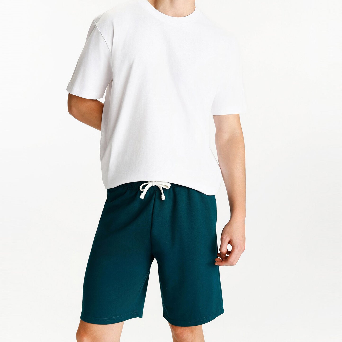 Lefties Basic plush Bermuda shorts