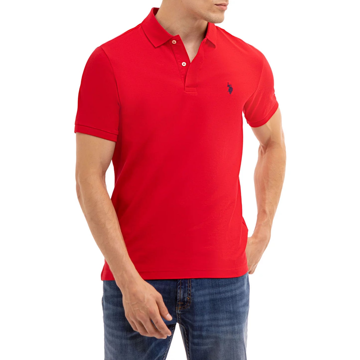 US POLO ASSN. Pique polo shirt