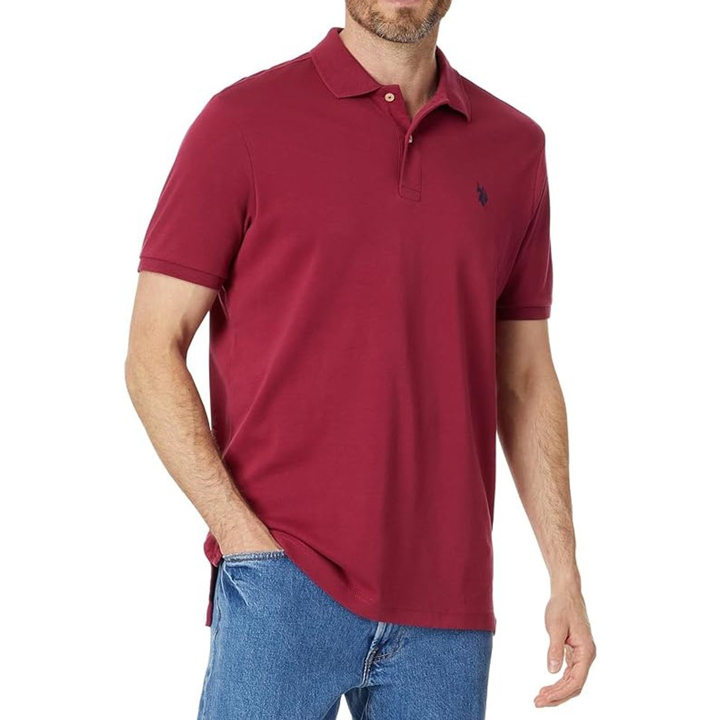 US POLO ASSN. Pique polo shirt
