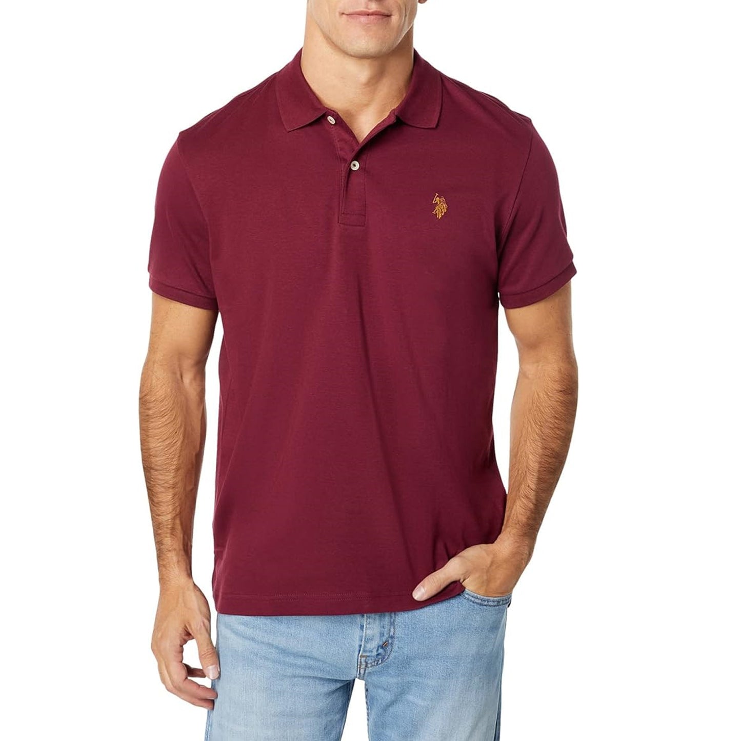 US POLO ASSN. Pique polo shirt