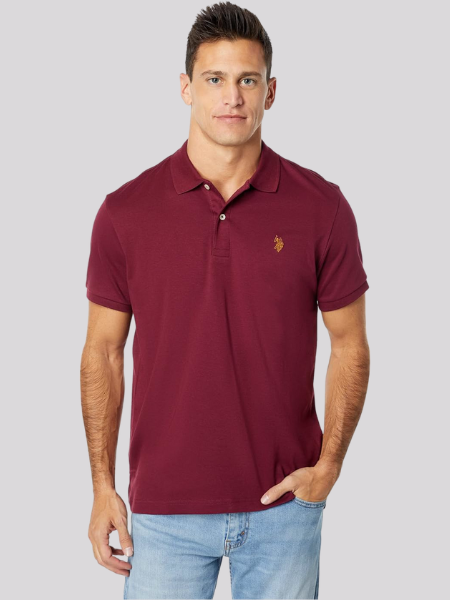 US POLO ASSN. Pique polo shirt